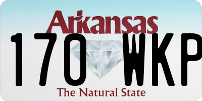AR license plate 170WKP