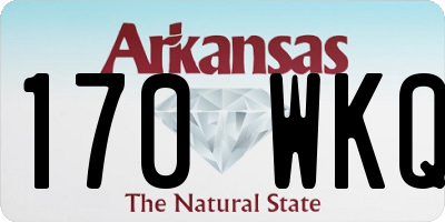 AR license plate 170WKQ
