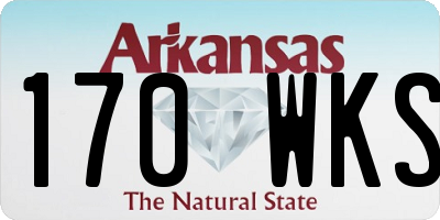 AR license plate 170WKS