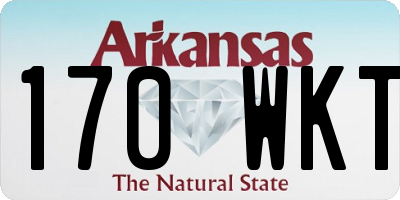 AR license plate 170WKT