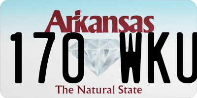 AR license plate 170WKU