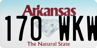AR license plate 170WKW