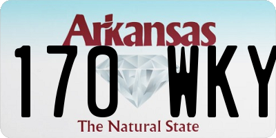 AR license plate 170WKY
