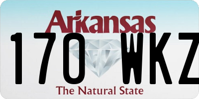 AR license plate 170WKZ