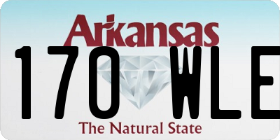 AR license plate 170WLE