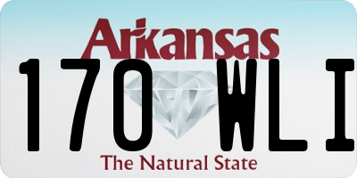 AR license plate 170WLI