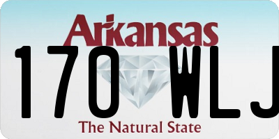 AR license plate 170WLJ