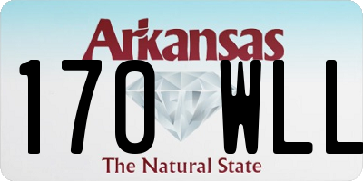 AR license plate 170WLL
