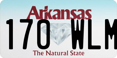 AR license plate 170WLM