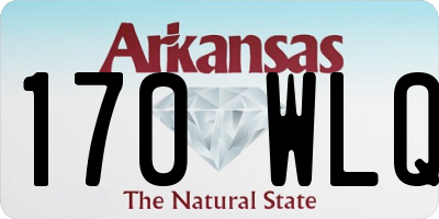 AR license plate 170WLQ