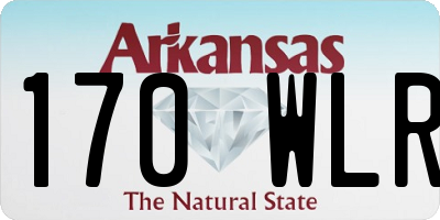 AR license plate 170WLR