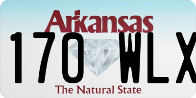 AR license plate 170WLX