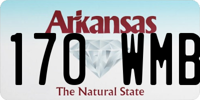 AR license plate 170WMB