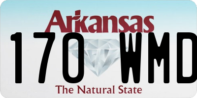 AR license plate 170WMD