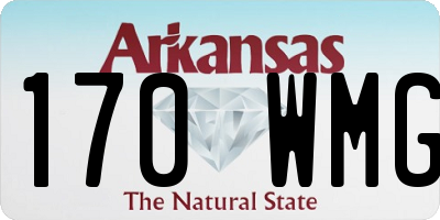 AR license plate 170WMG