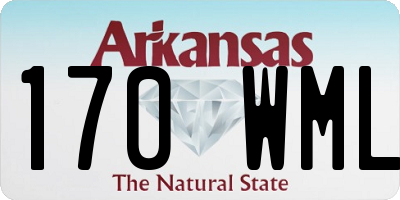 AR license plate 170WML