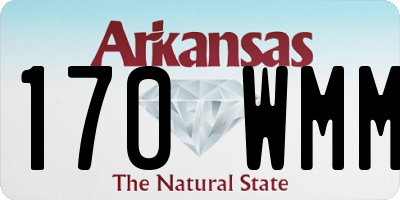 AR license plate 170WMM