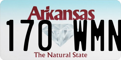 AR license plate 170WMN