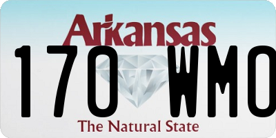 AR license plate 170WMO