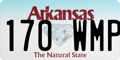 AR license plate 170WMP