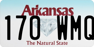 AR license plate 170WMQ