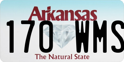 AR license plate 170WMS