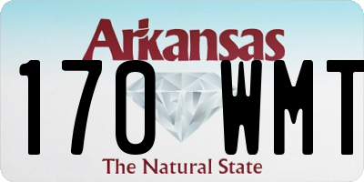 AR license plate 170WMT