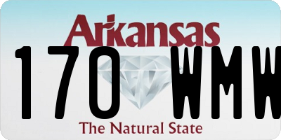 AR license plate 170WMW