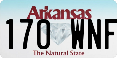 AR license plate 170WNF
