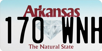 AR license plate 170WNH