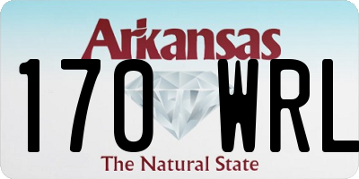 AR license plate 170WRL