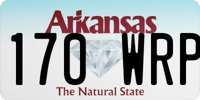 AR license plate 170WRP