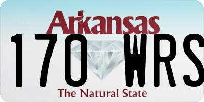 AR license plate 170WRS