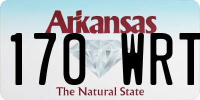 AR license plate 170WRT