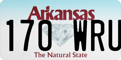 AR license plate 170WRU