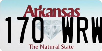 AR license plate 170WRW