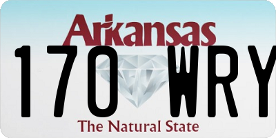 AR license plate 170WRY