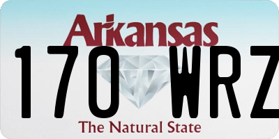 AR license plate 170WRZ