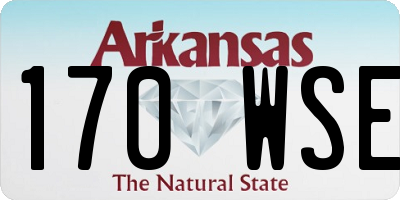 AR license plate 170WSE