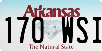 AR license plate 170WSI