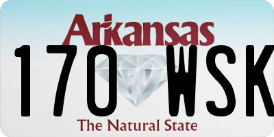 AR license plate 170WSK