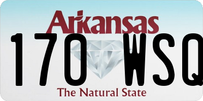 AR license plate 170WSQ