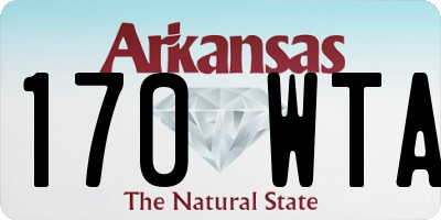 AR license plate 170WTA