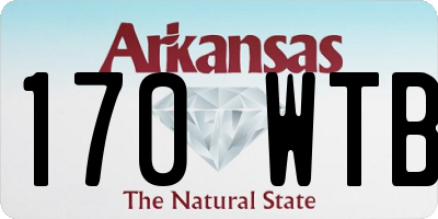 AR license plate 170WTB