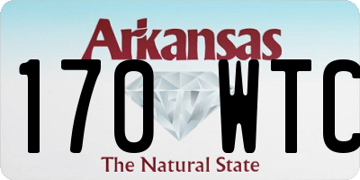 AR license plate 170WTC