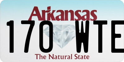 AR license plate 170WTE