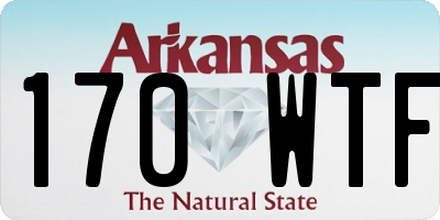 AR license plate 170WTF