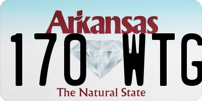 AR license plate 170WTG