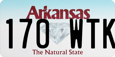 AR license plate 170WTK