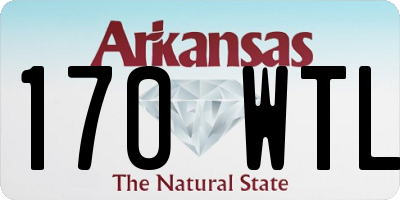 AR license plate 170WTL